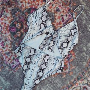 Snakeskin swimsuit
